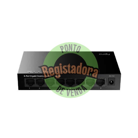 HUB SWITCH 8  PTOS CUDY  GS108   8X10/100M RJ45 PORTS/DESKTOP/METAL CASE GS108