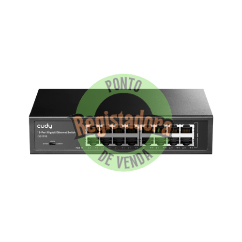 HUB SWITCH 16  PTOS CUDY  GS1016 RACK MOUNTABLE