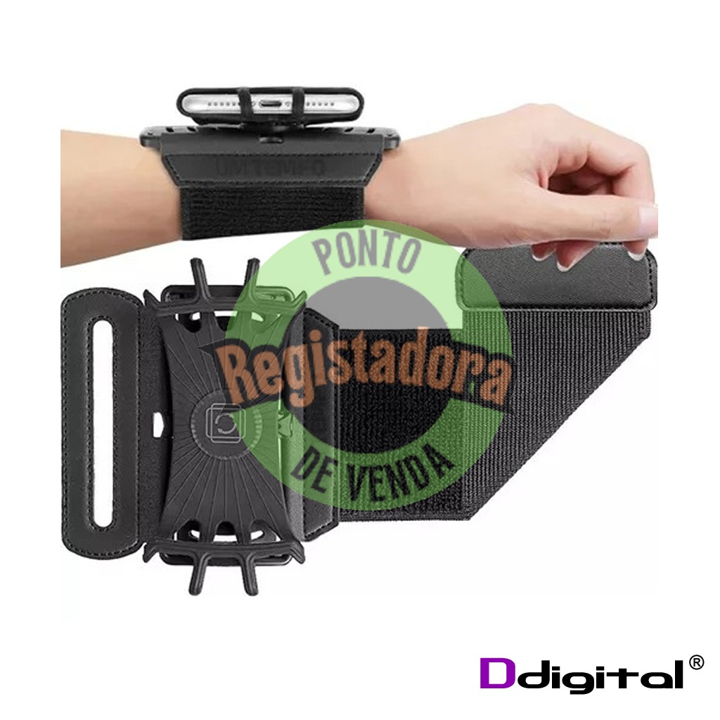 Suporte de Pulso Rotativo PDA / Smartphone 4" a 7.2"