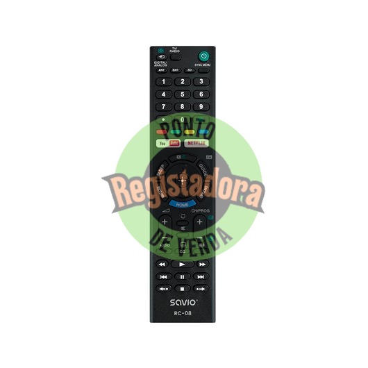 SAVIO RC-08 TV REMOTE CONTROL REPLACEMENT FOR SONY SMART TV