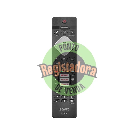 SAVIO RC-16 TV REMOTE CONTROL REPLACEMENT PHILIPS SMART TV