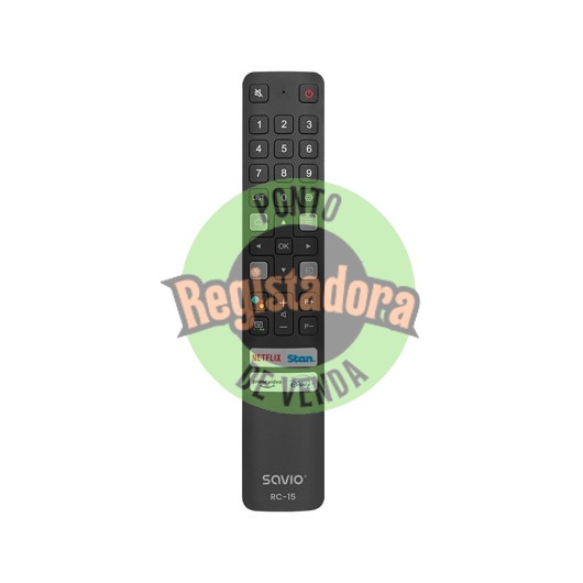 SAVIO RC-15 TV REMOTE CONTROL REPLACEMENT TCL SMART TV