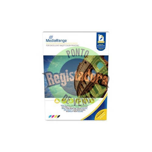 MEDIARANGE PHOTO PAPER MRINK107 A4 BRILLO