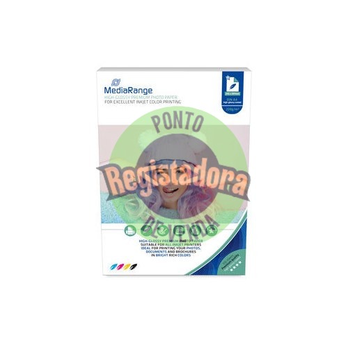 MEDIARANGE PHOTO PAPER MRINK103 A4 BRILLO