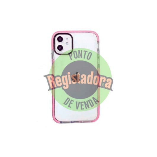 QCHARX Transparent Case for iPhone 16e, Pink Transparent/iPhone 16e/Pink Details QCHIP16ETRRS