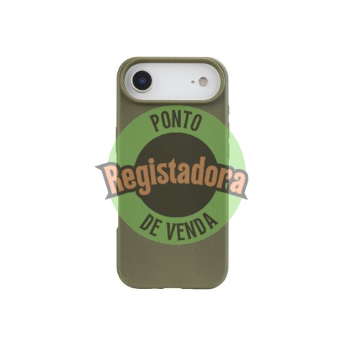 QCHARX BIODEGRADABLE CASE FOR IPHONE 17 MILITARY GREEN WHEAT STRAWBERRY + BIODEGRADABLE TPU - BPA AND TOXIN FREE QCHIP17BV