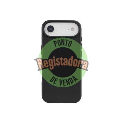 FUNDA QCHARX BIODEGRADABLE IPHONE 17 NEGRO WHEAT STRAW+TPU BIODEGRADABLE-LIBRE BPA Y TOXICOS QCHIP17BN