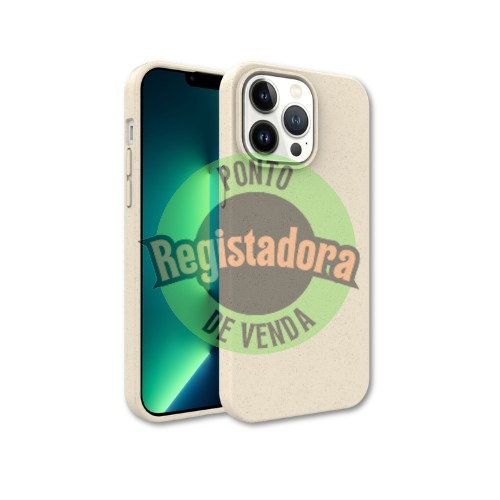 FUNDA QCHARX BIODEGRADABLE IPHONE 17 PRO BLANCO WHEAT STRAW+TPU BIODEGRADABLE-LIBRE BPA Y TOXICOS QCHIP17PBB
