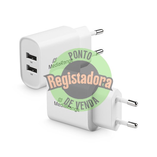 MEDIARANGE DUAL USB-A 12W CHARGER