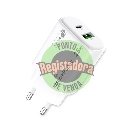 MEDIARANGE DUAL USB-A AND USB-C 25W CHARGER