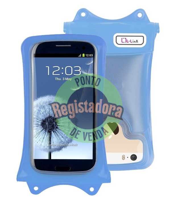 FUNDA MOVIL L-LINK LL-AM-107  WATERPROOF AZUL