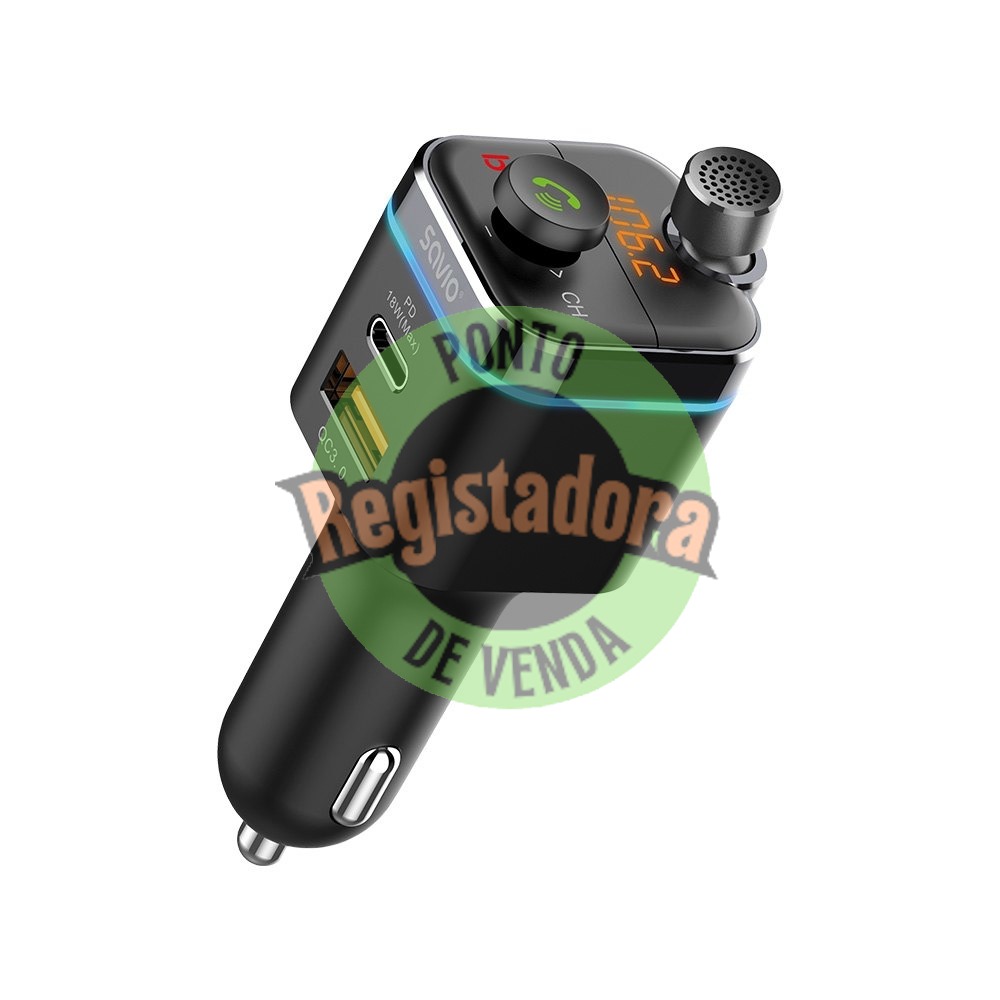 SAVIO TR-12 BLUETOOTH CAR FM TRANSMITTER