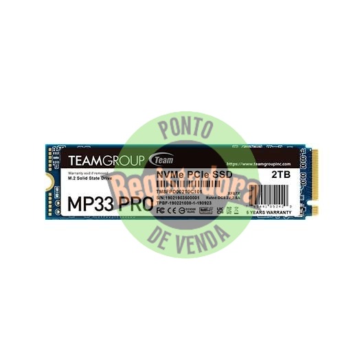 DISCO DURO M.2 2TB TEAM-GROUP MP33 PRO GEN3x4 PCI-E 3.0