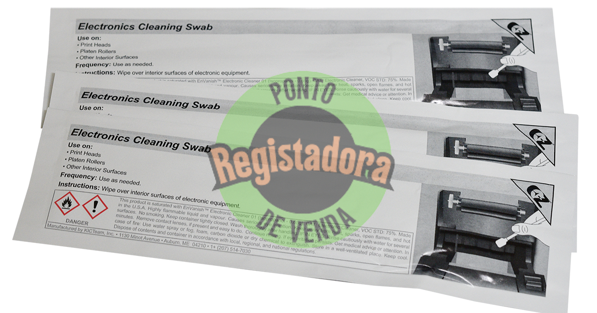 Cleaning kit Para Impressoras De Cartões N15 - N25 -N30