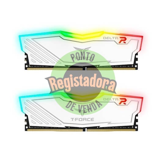 MODULE DDR4 16GB 2X8GB 3200MHz TEAMGROUP DELTA WHITE/T-FORCE RGB/CL 16/1.35 V TF4D416G3200HC16FDC01