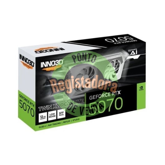 INNO3D RTX 5070 TWIN X2 OC WHITE 12GB GRAPHICS CARD