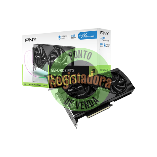 PNY RTX 5060TI OVERCLOCKED DUAL FAN 8GB GRAPHICS CARD