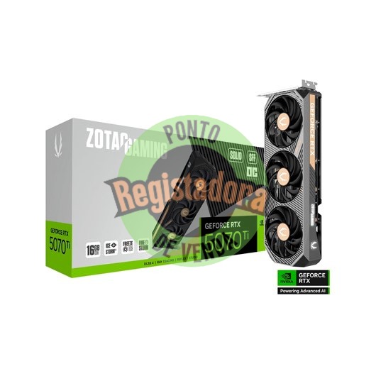 ZOTAC RTX 5070TI SOLID SFF OC 16GB GRAPHICS CARD