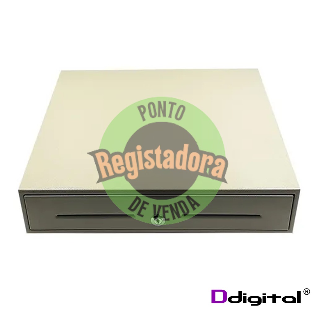 Gaveta Dinheiro Metálica Beje 5N/8M - DD-C410W - 405x420x110