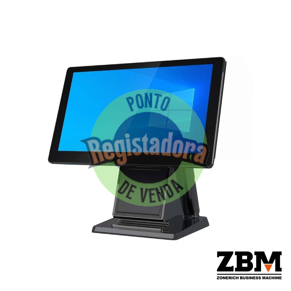 POS ZQ-T606 - Intel J6412 / DDR4 4GB / SSD 120GB / Touch 15.6" / Impressora 80mm / W11 PRO