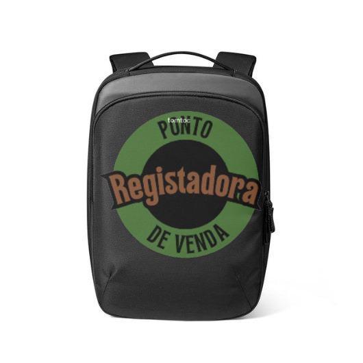 TOMTOC EXPLORER T60 BLACK LAPTOP BACKPACK