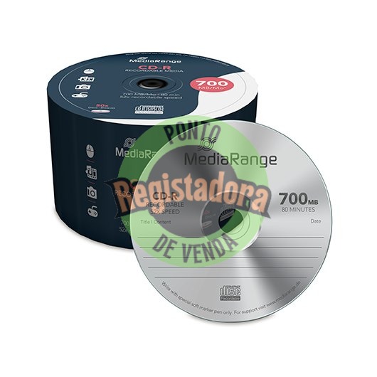 MEDIARANGE CONSUMABLE CD-R MR207 700MB 50PCS