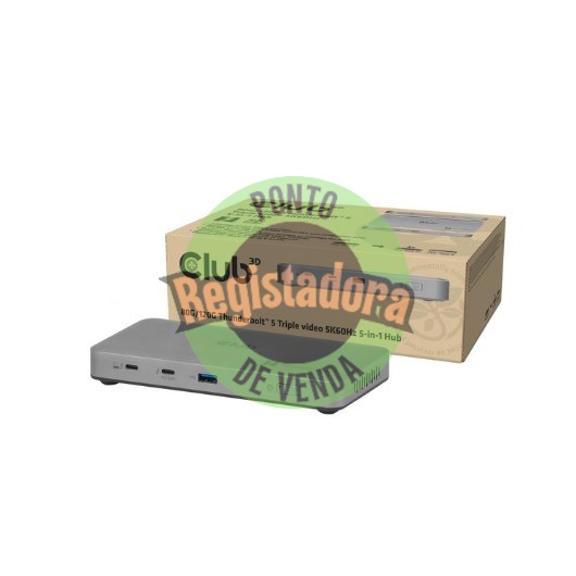 HUB 5 IN 1 USB-C CLUB3D THUNDERBOLT 5 180W 5K60HZ