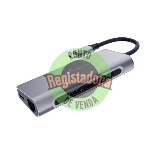 HUB MEDIARANGE USB-C 7EN1
