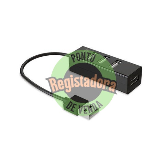 4-PORT HUB 2.0 MEDIARANGE MRCS502 BLACK