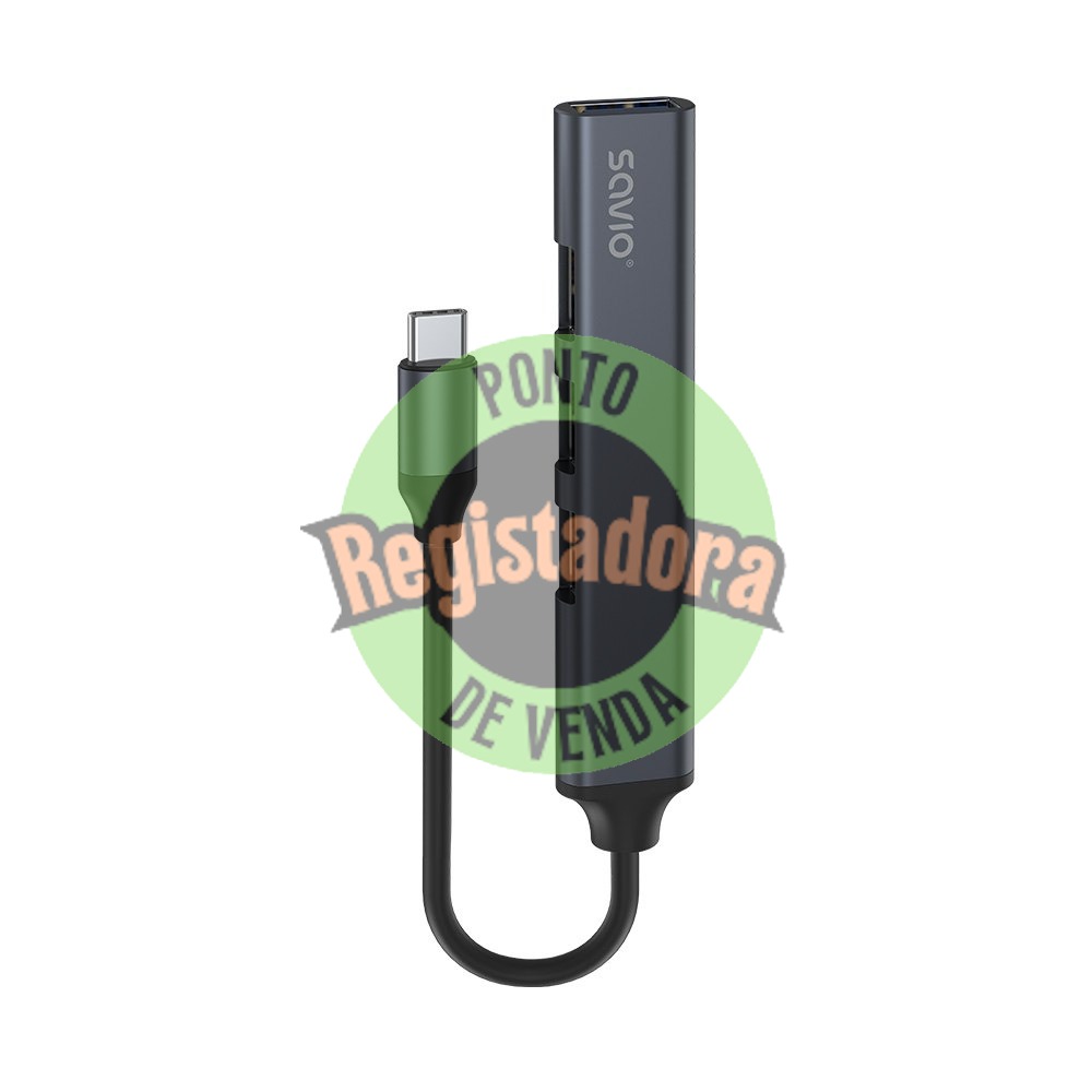 HUB USB(C) - 3 X USB(A) 2.0 + 1 X USB(A) 3.1