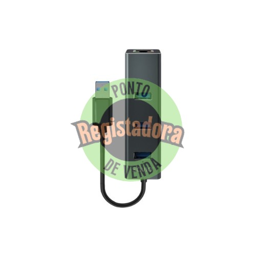 USB-A AND RJ-45 HUB SAVIO AK-58