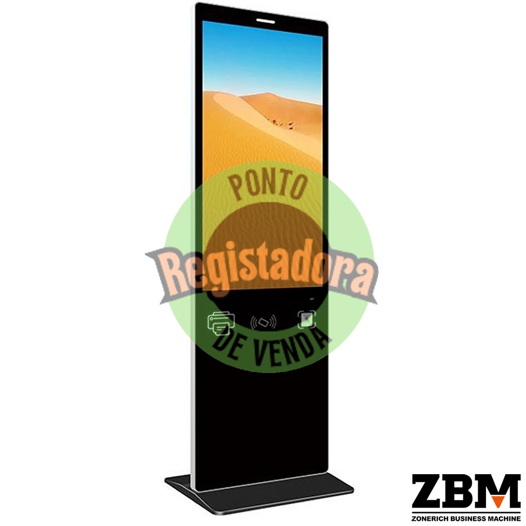 Quiosque ZBM Android 43" Printer 2D Touch Capacitivo
