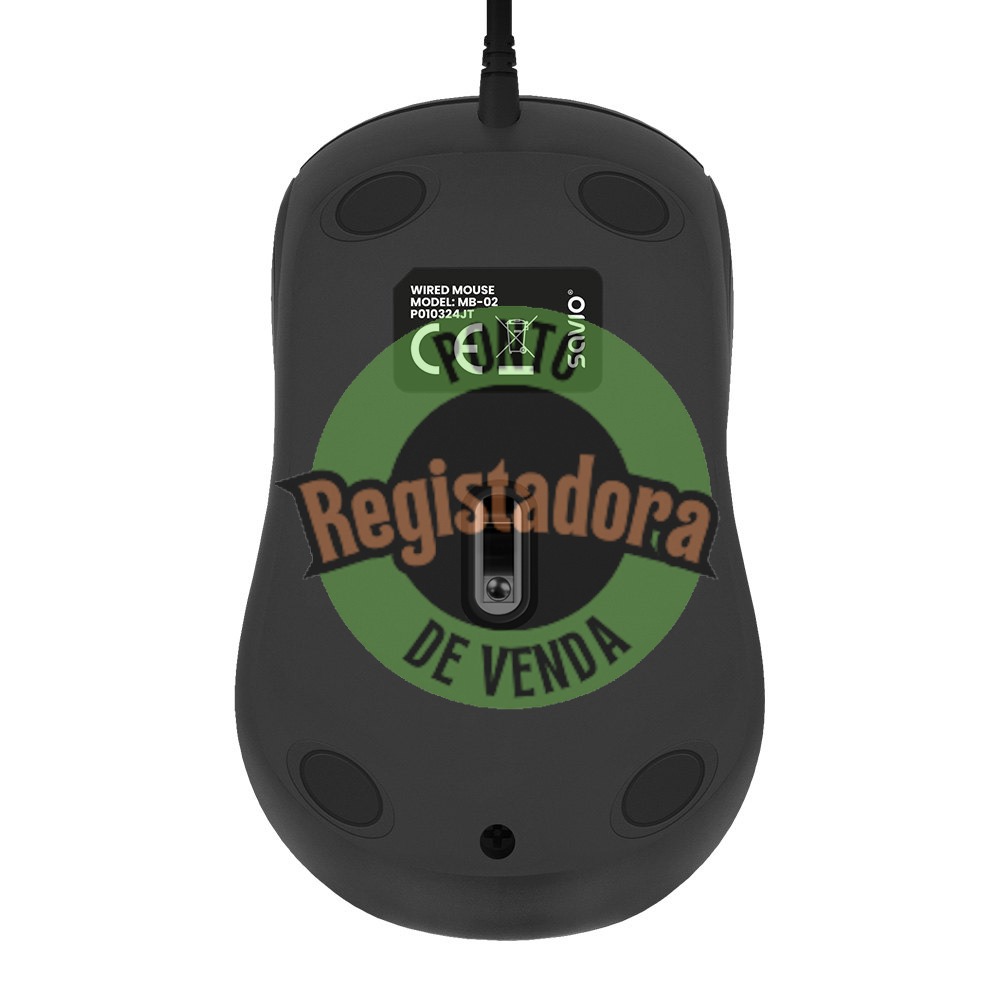 SAVIO MB-03 OPTICAL MOUSE WITH USB(A) CABLE 1200 DPI