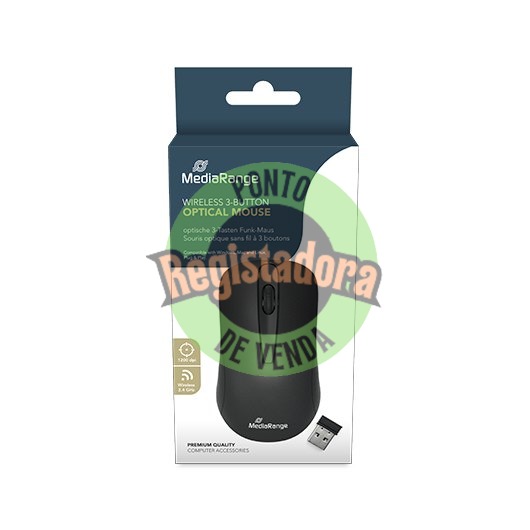 RATON OPTICO MEDIARANGE MROS209 WIRELESS BK-GREY
