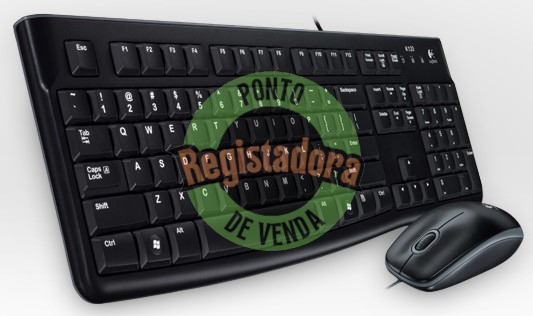 LOGITECH KEYBOARD+MOUSE MK120 BLACK