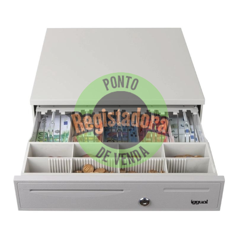iggual Gaveta de Dinheiro IRON-50W 42cm 5+8 branco