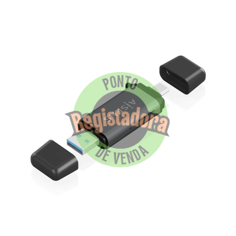 Aisens Leitor SD MSD MMC RS-MMC MMCM USBA USBC