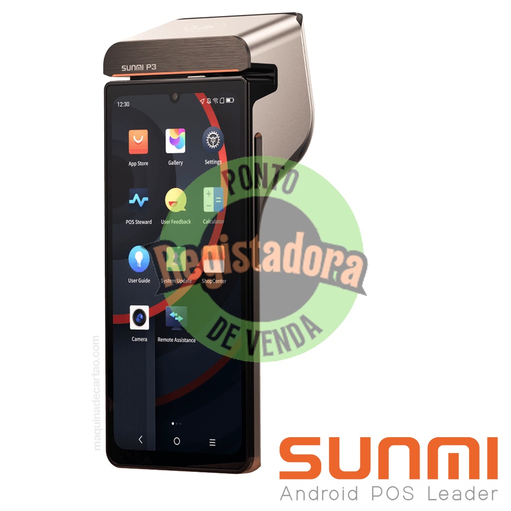 SUNMI P3 EN(MT8766,2GB+32GB,5M AF Rear+2M FF Front Camera,EU&Asia 4G+LA 4G,Android 11 go, Pogopin,EU Adapter,EU_COMMON)