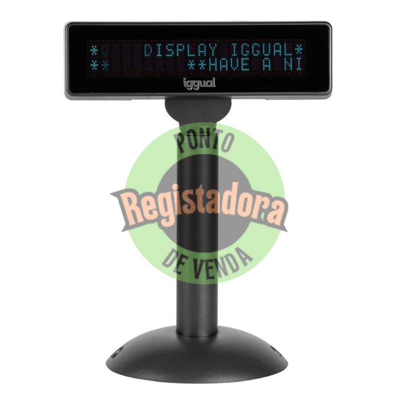 iggual Visor TPV regulável USB VFD 7" INFO DISPLAY