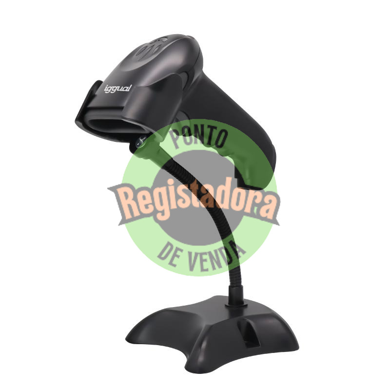 iggual Leitor código barras 2D USB gatillo suporte