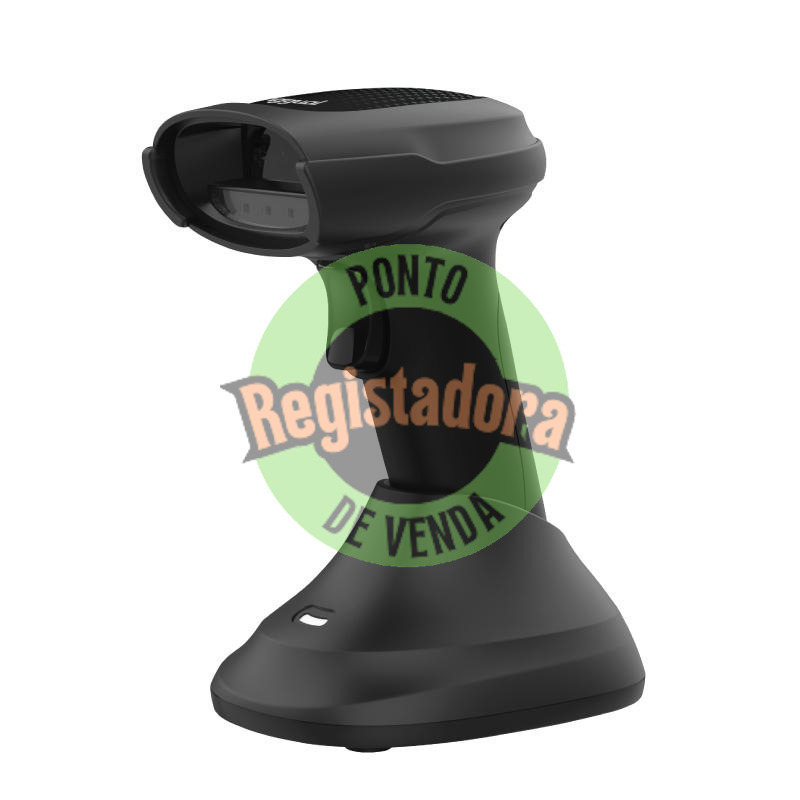 iggual Leitor código barras 2D Bluetooth 2.4G base