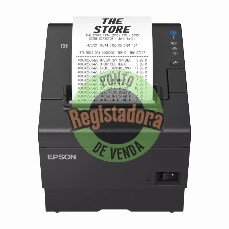 Epson Impressora Tickets TM-T88VII Usb/RS232+Ethern