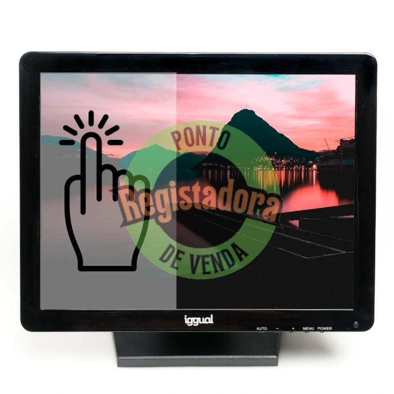 iggual Monitor táctil resistivo 15" USB VGA HDMI