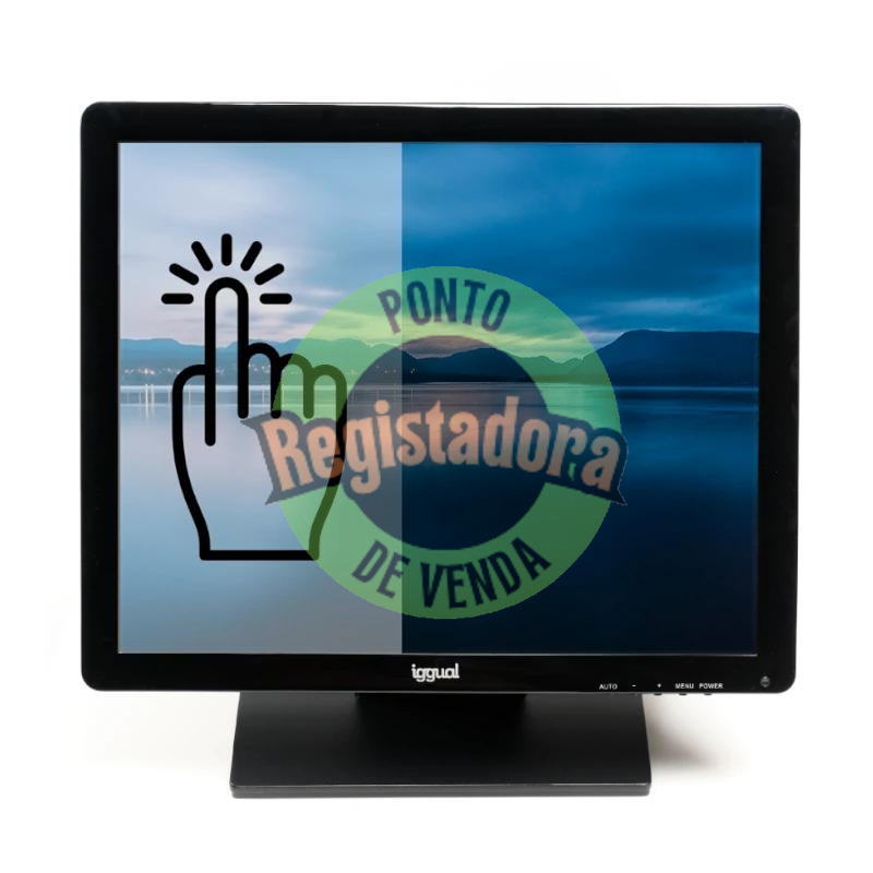 iggual Monitor táctil resistivo 19" USB VGA HDMI