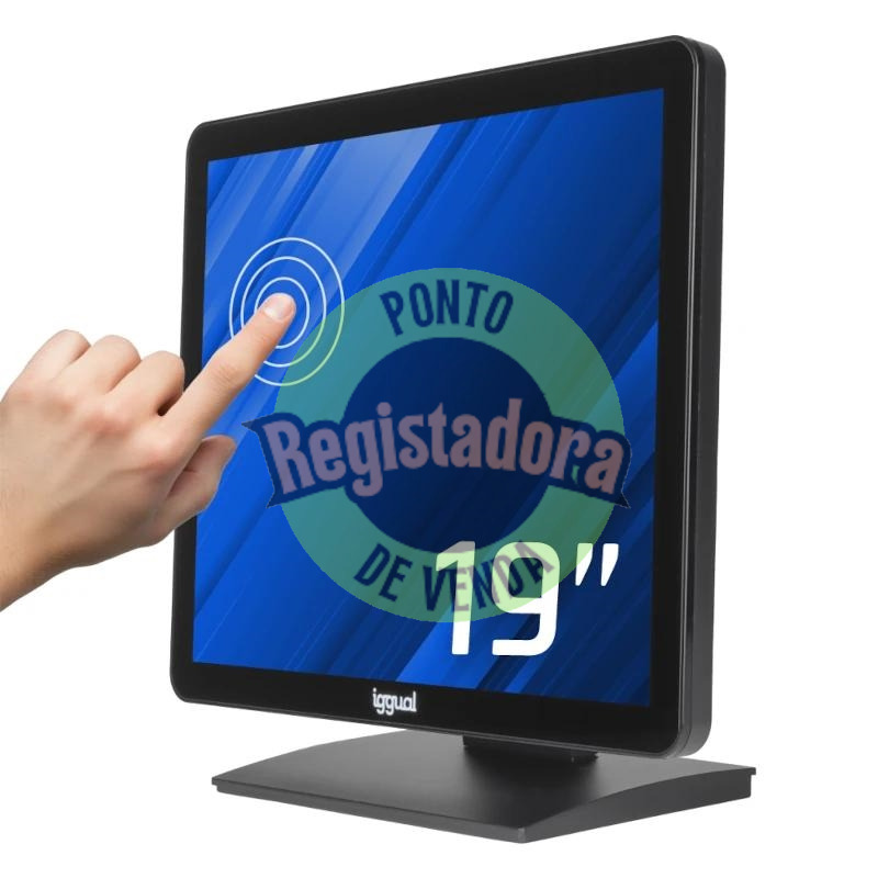 iggual Monitor táctil capacitivo 19" VGA HDMI USB