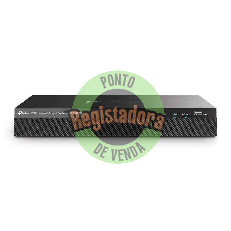 VIGI NVR2016H-16MP Gravador IP Rack 02 HDD 16 C Po
