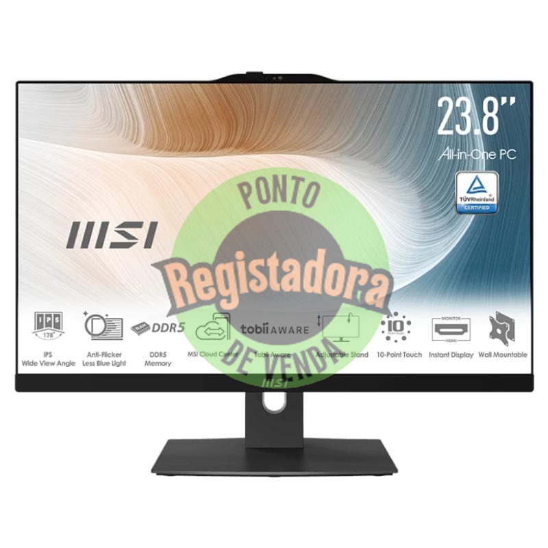 MSI AM242P-1498ES C7-150U 16GB 512GB DOS 24" Preto