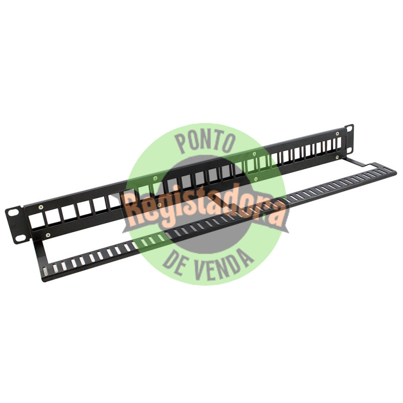 Monolyth Patch Panel 24 Portas 19" UTP Keystone