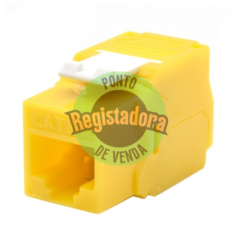 WP Keystone Cat. 6a UTP RJ45/Fêmea Amarelo