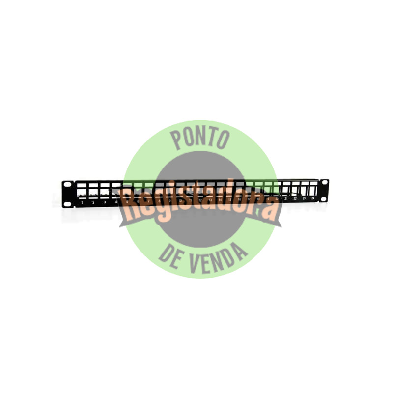 2LAN Patch Panel 19" Vacio 24 Portas UTP